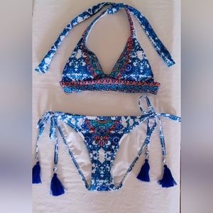 VENUS Abstract Tassels Bikini Set, size 4